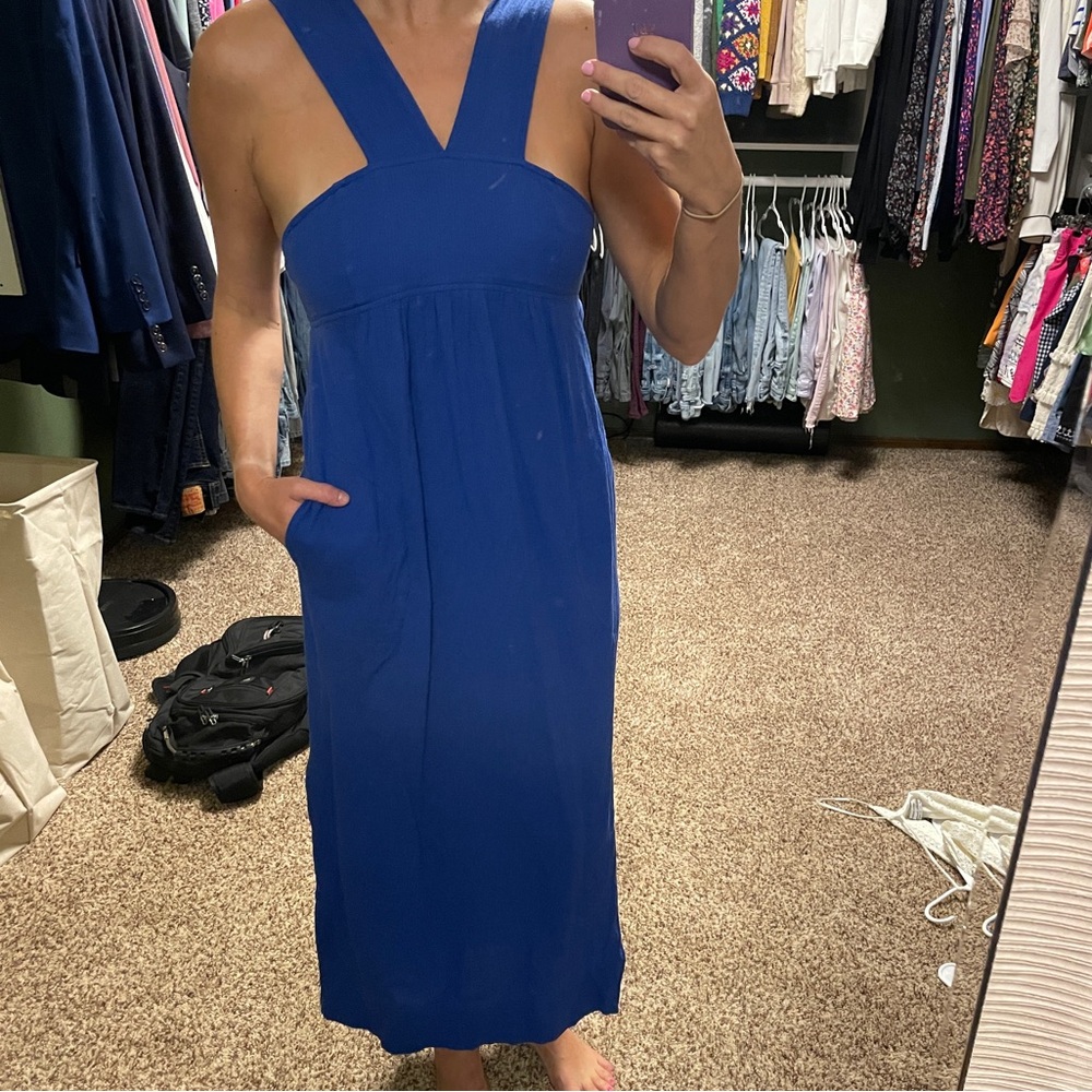 Urban outfitters blue ankle length dress